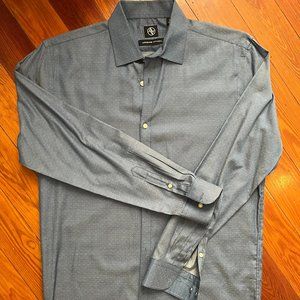 Adrienne Vittadini Jean Button Down Dress Shirt
